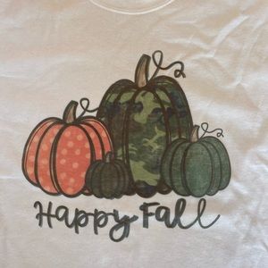 Handmade fall t shirt